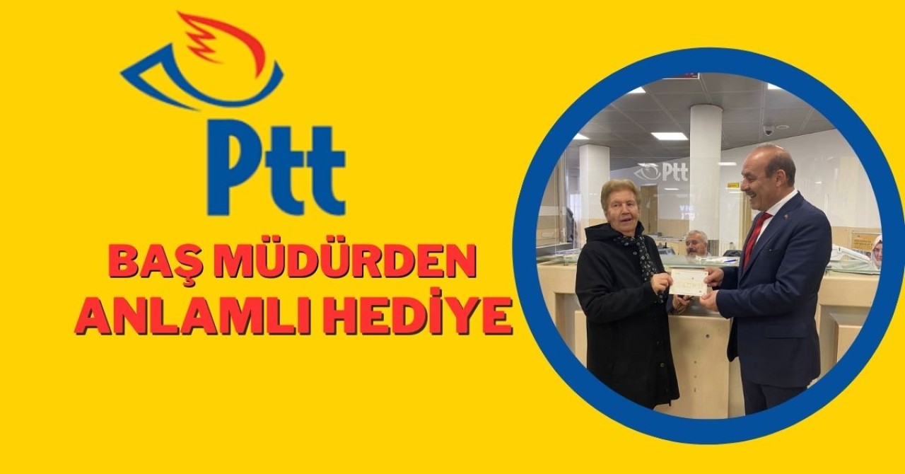 Baş Müdürden Anlamlı Hediye