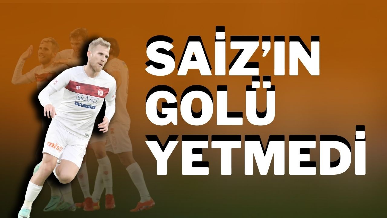 Saiz’ın Golü Yetmedi