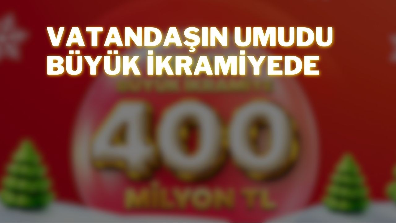 Vatandaşın Umudu Büyük İkramiyede