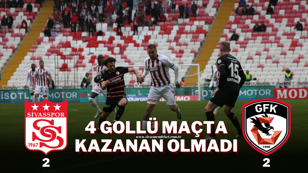 4 Gollü Maçta Kazanan Olmadı