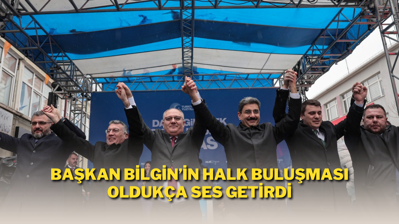 Başkan Bilgin’in Halk Buluşması Oldukça Ses Getirdi