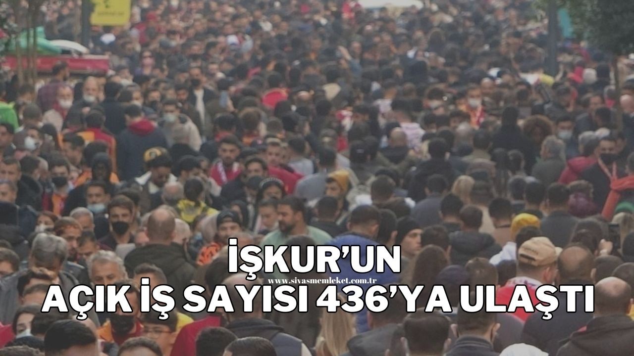 İŞKUR’un Açık İş Sayısı 436’ya Ulaştı