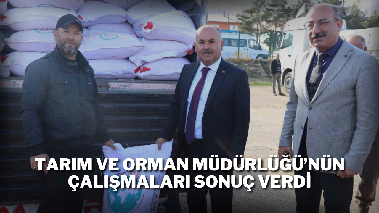 Tarım ve Orman Müdürlüğü’nün Çalışmaları Sonuç Verdi