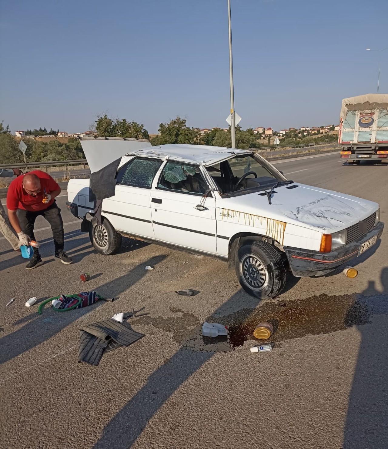 Kazadan Kaçtı: Takla Attı,  2 Yaralı