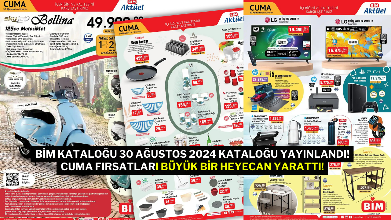 Bim Kataloğu 30 Ağustos 2024 Kataloğu Yayınlandı!  Cuma Fırsatları Büyük Bir Heyecan Yarattı!