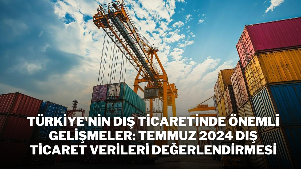 Türkiye'nin Dış Ticaretinde Önemli Gelişmeler: Temmuz 2024 Dış Ticaret Verileri Değerlendirmesi