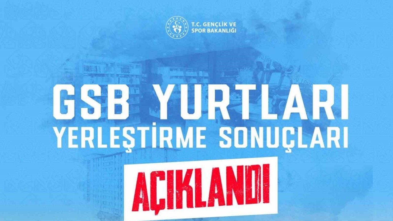 GSB Yurt Başvuru Sonuçları Açıklandı: Gençlik ve Spor Bakanı Bak Duyurdu