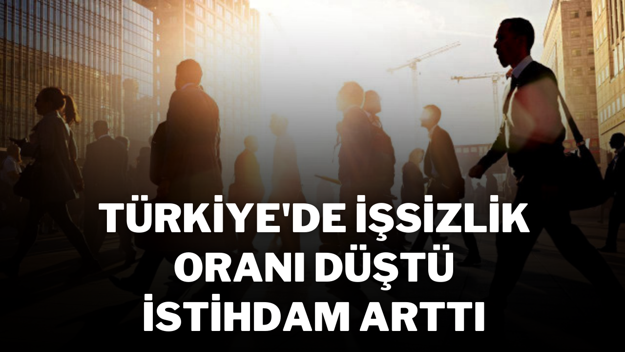 Türkiye'de İşsizlik Oranı Düştü,  İstihdam Arttı