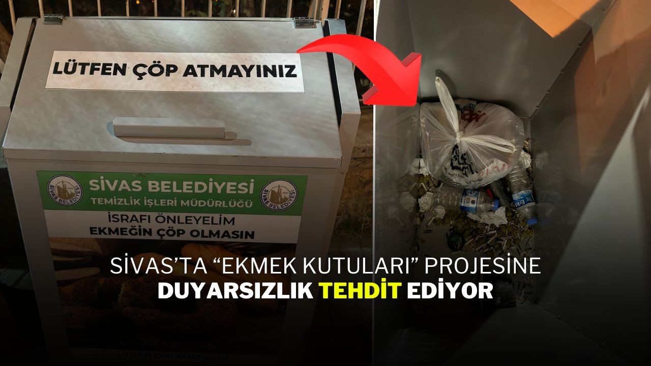 Sivas’ta “Ekmek Kutuları” Projesine Duyarsızlık Tehdit Ediyor