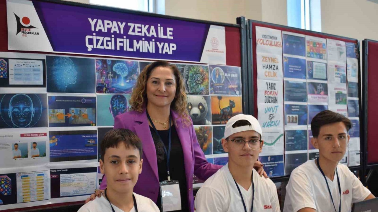 Karaman'da Lise Öğrencilerinin Yapay Zeka ile Çizgi Filmi Büyük İlgi Gördü