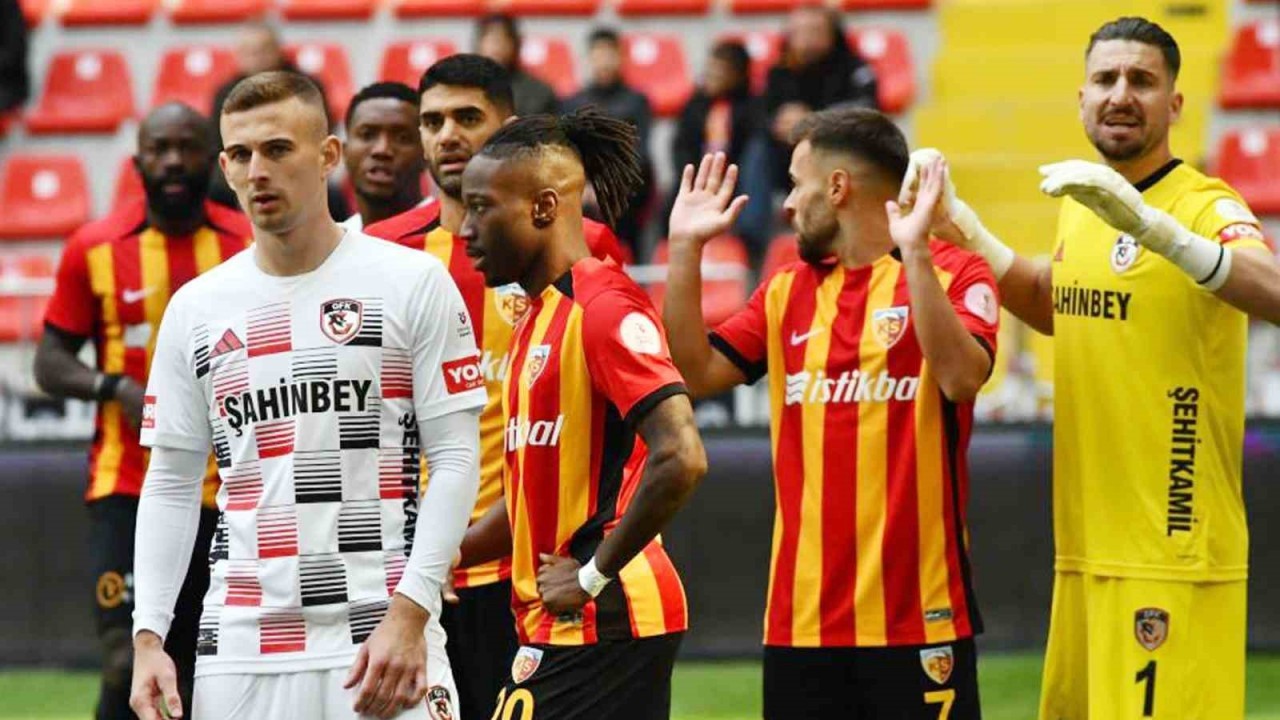 Kayserispor,  Gaziantep FK ile Berabere Kaldı