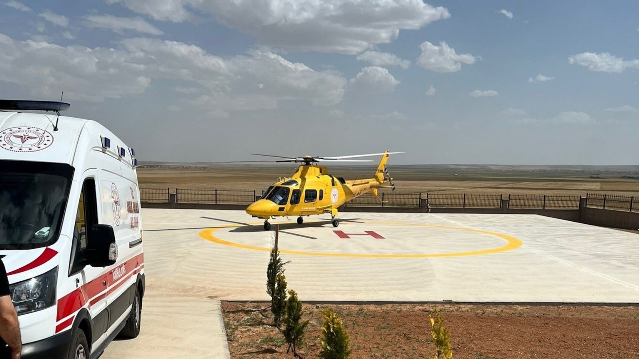 Konya’da Kalp Krizi Geçiren Hasta Hava Ambulansıyla Konya’ya Sevk Edildi