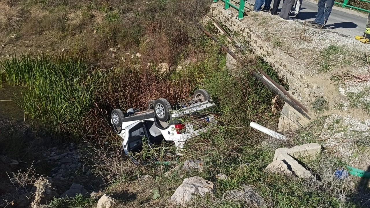 Konya'da Korkunç Kaza: Otomobil Sulama Kanalına Uçtu