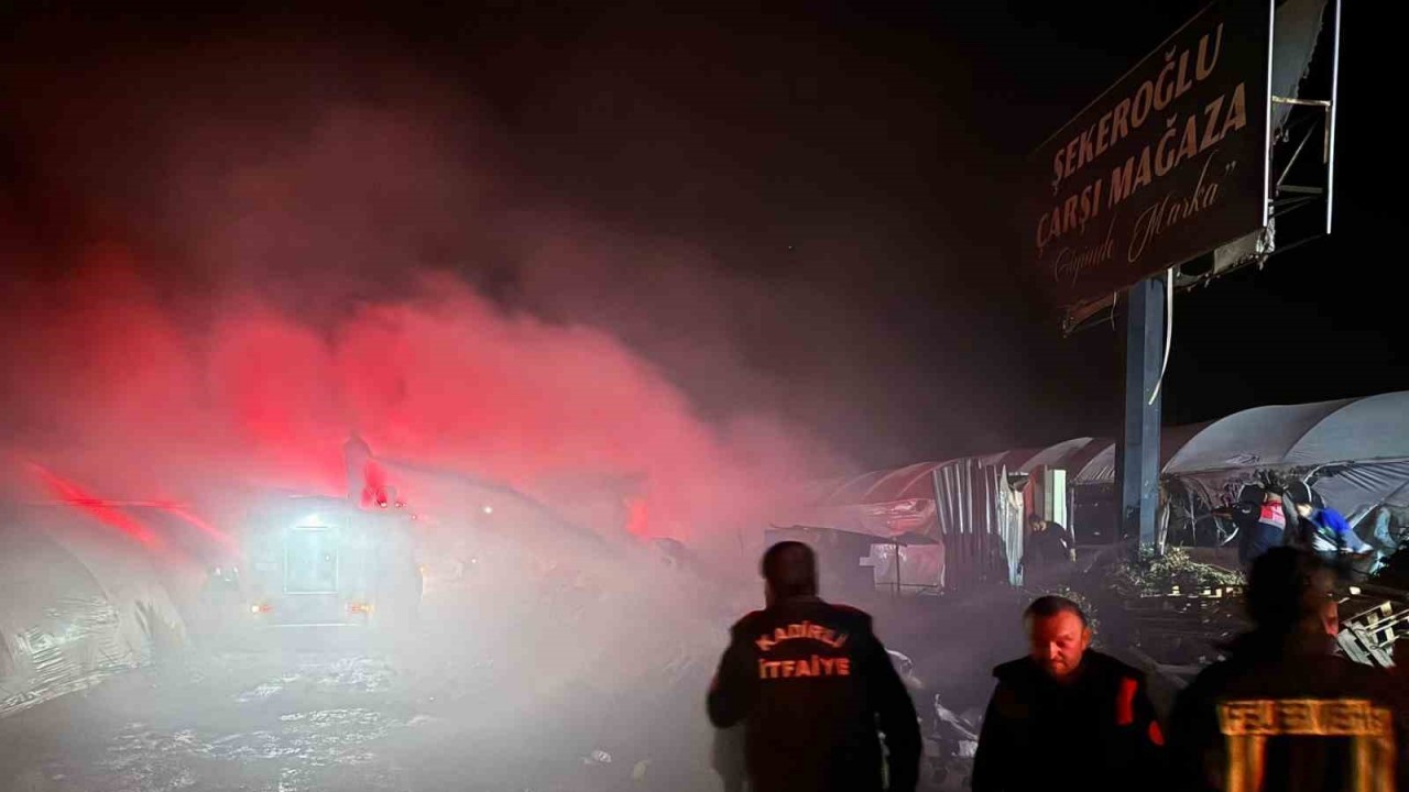 Osmaniye Kadirli'de Sera Yangını: Hasar Meydana Geldi