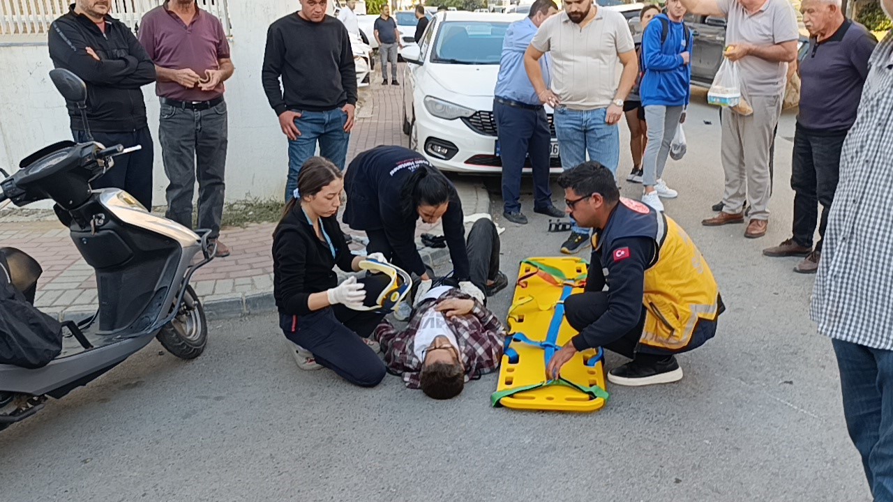 Antalya'da Alkollü Sürücünün Yol Açtığı Trafik Kazasında Motosiklet Sürücüsü Yaralandı