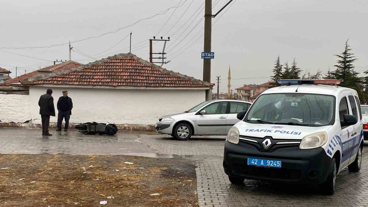 Konya'da Trafik Kazası: 1 Yaralı