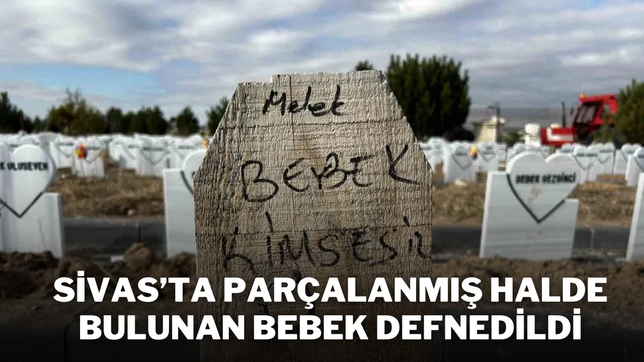 Sivas’ta Parçalanmış Halde Bulunan Bebek Defnedildi