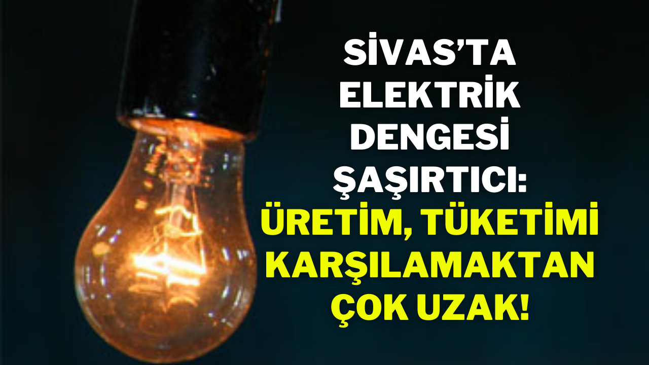 Sivas’ta Elektrik Dengesi Şaşırtıcı: Üretim,  Tüketimi Karşılamaktan Çok Uzak!