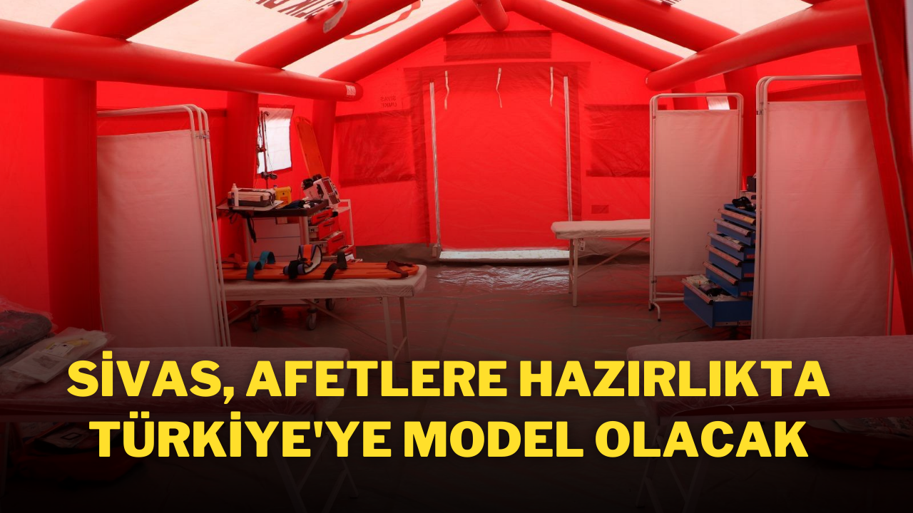 Sivas,  Afetlere Hazırlıkta Türkiye'ye Model Olacak