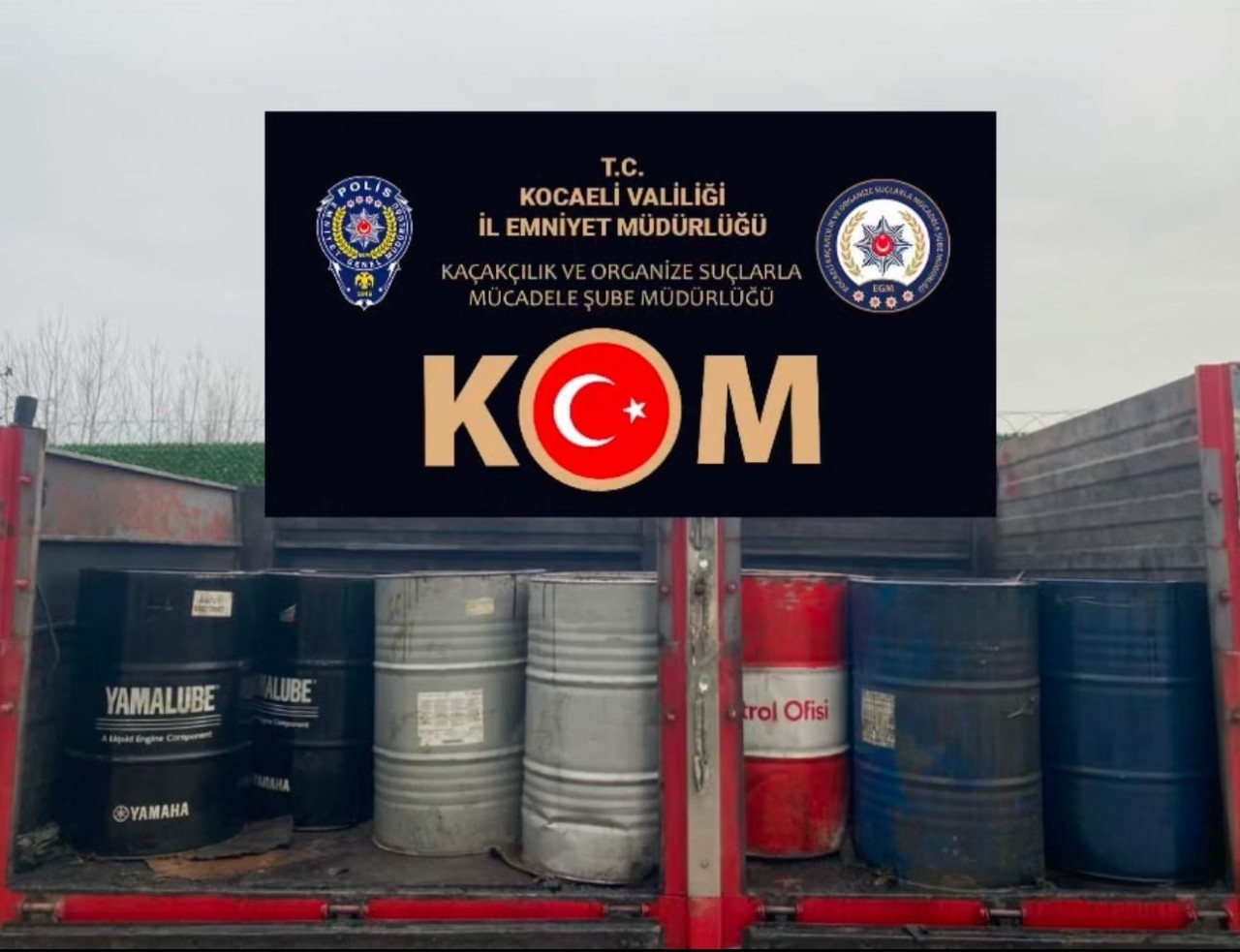 Kocaeli'nde Büyük Kaçak Yakalama: 2 Ton 550 Litre Akaryakıt Ele Geçirildi