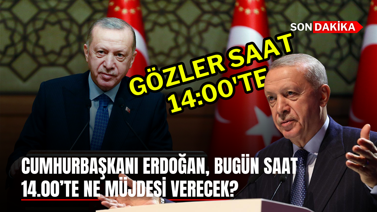 Cumhurbaşkanı Erdoğan,  Bugün Saat 14.00’te Ne Müjdesi Verecek?