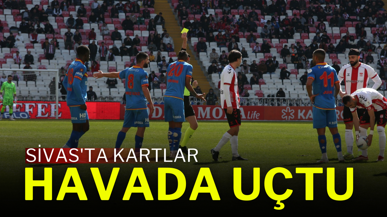 Sivas'ta Kartlar Havada Uçtu