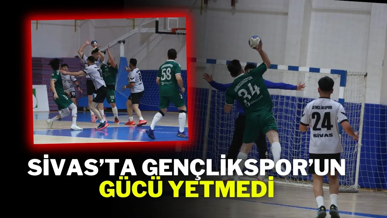 Sivas’ta Gençlikspor’un Gücü Yetmedi