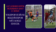 U17 Liginde Kritik Müsabaka Saat 17.30'da! Yolspor ve Sivas Belediyespor Mücadele Edecek