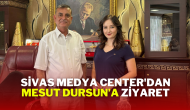 Sivas Medya Center'dan Mesut Dursun’a Ziyaret