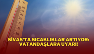 Sivas'ta Sıcaklıklar Artıyor: Vatandaşlara Uyarı!