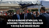 Sivas Kongresi’nin 105. Yıl Dönümü Töreninde Mansur Yavaş İlgi Odağı Oldu