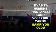 Sivas'ta Numune Hastanesi Kadın Voleybol Takımı Şampiyon Oldu.