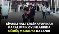 Sivaslı Halterci Kayapınar Paralimpik Oyunlarında Gümüş Madalya Kazandı