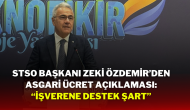 STSO Başkanı Zeki Özdemir’den Asgari Ücret Açıklaması: “İşverene Destek Şart”