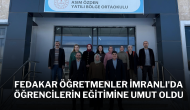 Fedakar Öğretmenler İmranlı'da Öğrencilerin Eğitimine Umut Oldu