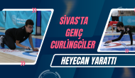 Sivas'ta Genç Curlingciler Heyecan Yarattı