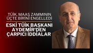 TÜİK,  Maaş Zammının Üçte Birini Engelledi! Eski TÜİK Başkanı Aydemir'den Çarpıcı İddialar