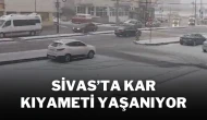 Sivas'ta Kar Kıyameti Yaşanıyor