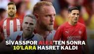 Sivasspor Alex’ten Sonra 10’lara Hasret Kaldı