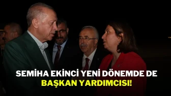 Semiha Ekinci, Yeni Dönemde de Başkan Yardımcısı!