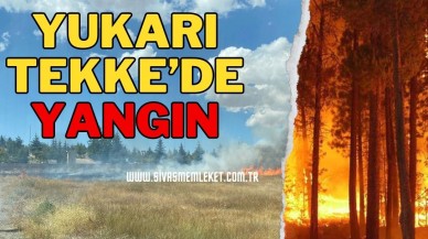 YUKARI TEKKE’DE YANGIN