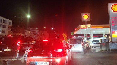 PETROL KUYRUĞU BAŞLADI