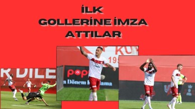 İlk Gollerine İmza Attılar