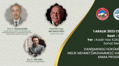 Danişmendli Hükümdarı Melik Mehmet Gazi’yi Anma Programı Düzenlenecek