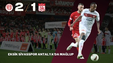 Eksik Sivasspor Antalya'da Mağlup 