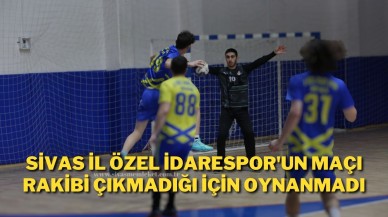 Sivas İl Özel İdarespor'un Maçı Rakibi Çıkmadığı İçin Oynanmadı