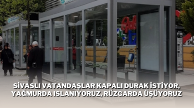 Sivaslı Vatandaşlar Kapalı Durak İstiyor,  Yağmurda Islanıyoruz,  Rüzgarda Üşüyoruz