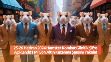 25-26 Haziran 2024 Hamster Kombat Günlük Şifre Açıklandı! 1 Milyon Altın Kazanma Şansını Yakala!