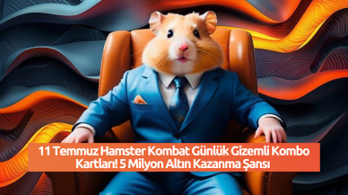 11 Temmuz Hamster Kombat Günlük Gizemli Kombo Kartları! 5 Milyon Altın Kazanma Şansı