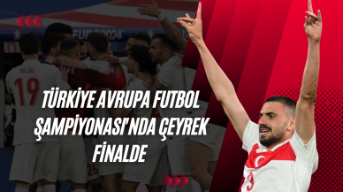 Türkiye Avrupa Futbol  Şampiyonası'nda Çeyrek Finalde